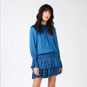 Current Air Los Angeles High Neck Pleated Skirt Dress NWT